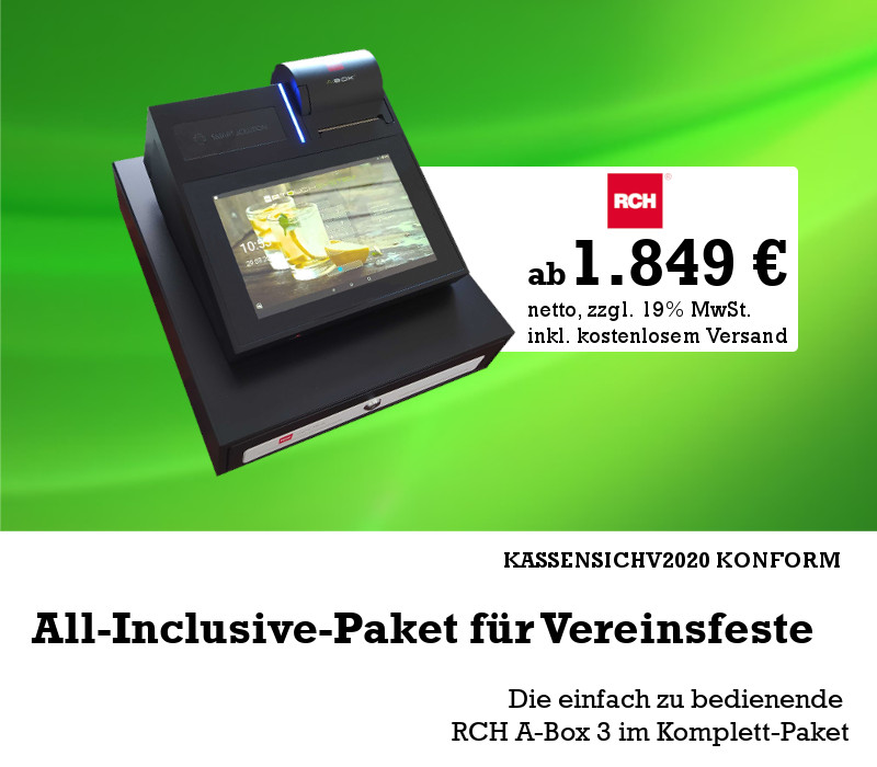 RCH A-Box 3 für Ihr Vereinsfest RCH A-Box 3 für Ihr Vereinsfest