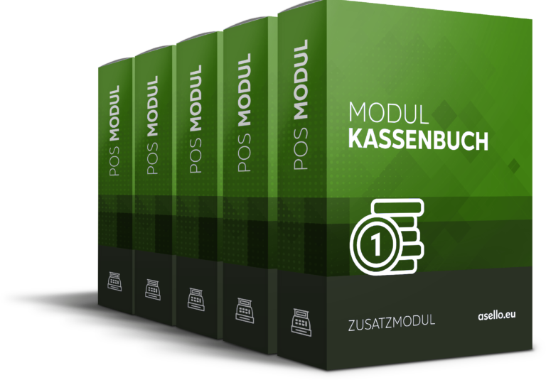 Beispiel für ein erweiterbares asello POS-Modul: Kassenbuch