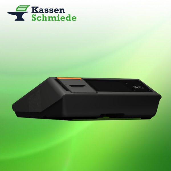 Integrierter Drucker und großes Kundendisplay