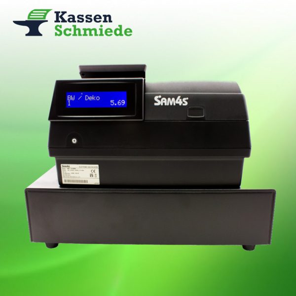 Das übersichtliche Kundendisplay der SAM4S NR-510