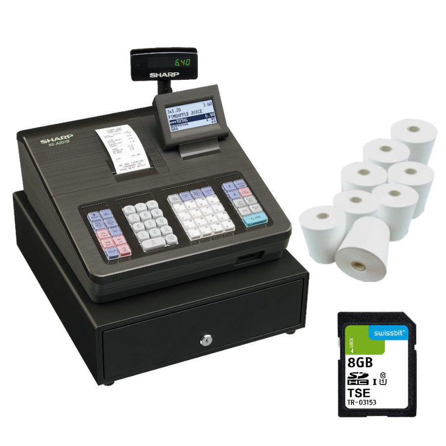 Sharp XE-A207 XB generalüberholt im Set
