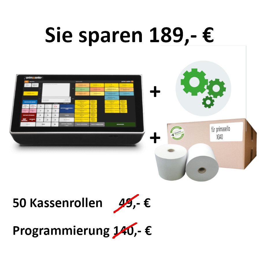 Ersparnis primasello X340 All-Inclusive-Bundle