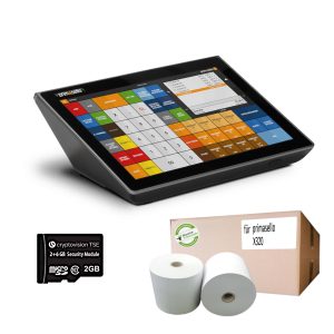 primasello X320 inklusive Programmierung und 50 Kassenrollen