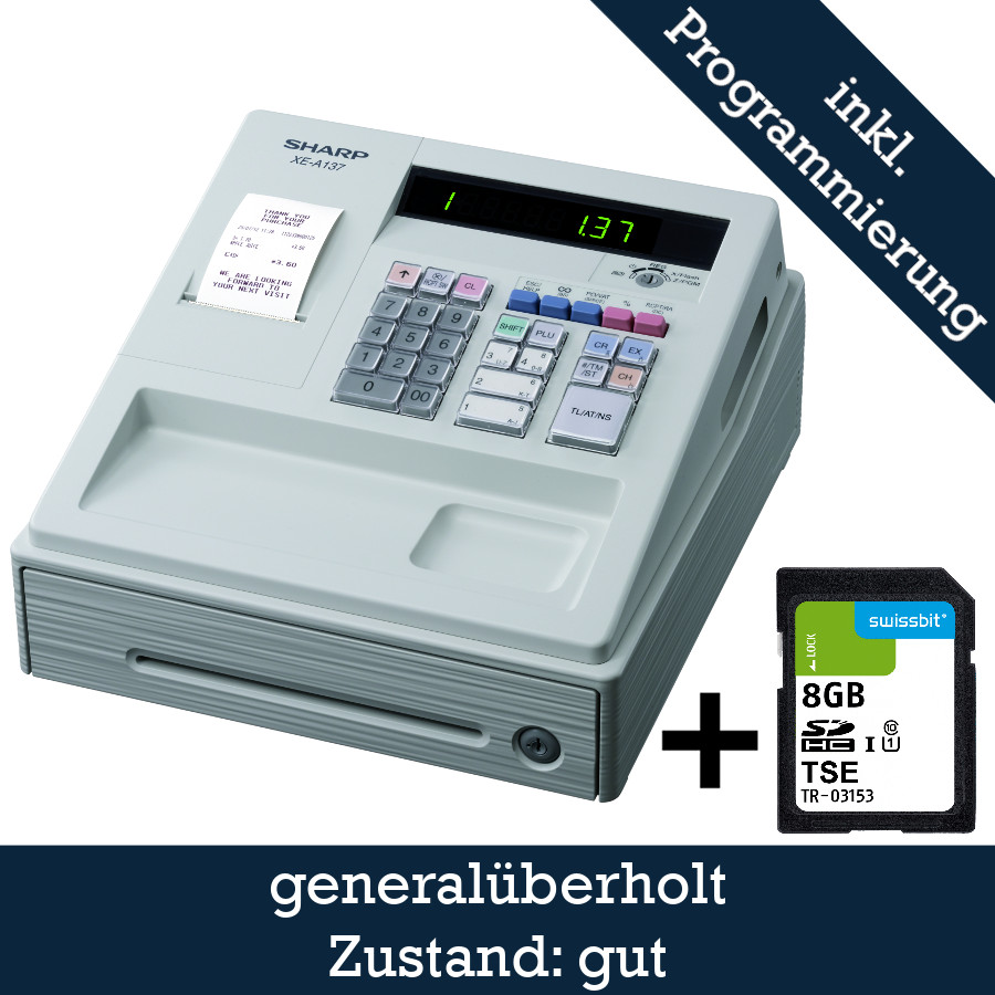 Sharp XE-A137 XBK generalüberholt in gutem Zustand